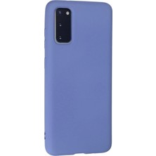 Najmaddin Newface Samsung Galaxy S20 Kılıf Nano Içi Kadife Silikon - Lila