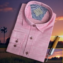 Eren Style Uzun Kol Linen Keten Slim Fit 4 Mevsim Giyilebilen Pamuklu Gömlek