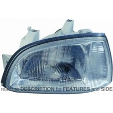 Tyc Renault Clio Ön Far Sol 1996-1998 (Oem No:  7701042150)