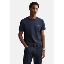 Gant Bisiklet Yaka Erkek Basic T-Shirt