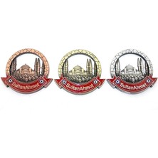 K-Yonlineticaret Istanbul Temalı Metal Magnet Sultanahmet Yuvarlak Tasarımlı