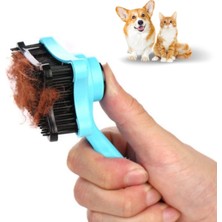 By Nevser® Evcil Hayvan Kedi Köpek Tüy Toplayıcı Otomatik Tuşlu Pet Tarak