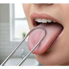 Generic Paslanmaz Çelik Dil Temizleyici - Ferah Nefes ve Dil Hijyeni Aparatı