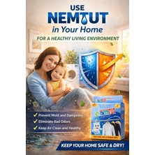 Nemtut Dehumıdıfıer Moısture Absorber Odor Remover Mold And Corrosıon Preventıve 3 Box 6 Packages 3 kg