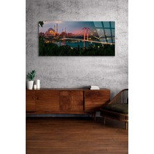 Olinpa Kırılmaz Cam Duvar Saati , Hem Tablo Hem Saat Istanbul Tasarım Ev Ofis Hediyesi