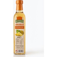 Hanedan Doğal Fermente Ananas Sirkesi - 500 ml - Bağırsak Dostu - Cam Şişe