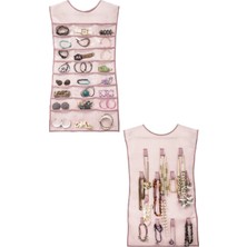 By Nevser® Elbise Şeklinde Takı Düzenleyici Iki Taraflı Mücevherler ve Takılar Için Takı Organizer