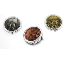 K-Yonlineticaret Metal Ayasofya Kabartmalı El Aynası