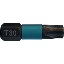 Bits Uç, T30 25 Mm, Vidalama, Impact Black, Makita B-63694, 2 Adet