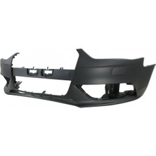 TŞT Audi A4 Ön Tampon Far Yıkama Delikli Astarlı 2012-  (Oem No:  8K0807065CGRU)