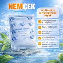 Nemtut Nem Rutubet Korozyon Buhar Terleme Çekici Alıcı Tutucu Giderici Önleyici (2 Paket) 500 gr