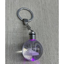 K-Yonlineticaret Ledli Sultanahmet Tasarımı Kristal Anahtarlık