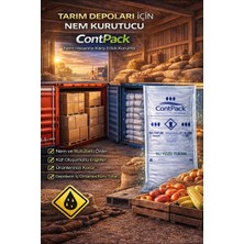 Nemtut Contpack Askısız Rutubet Nem Alıcı Engelleyici Konteyner Kurutucu Terleme Önleyici 5 Paket 1900 gr