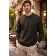 İnce Moda Giyim Erkek Basic Uzun Kollu Sweatshirt – Modern Fit