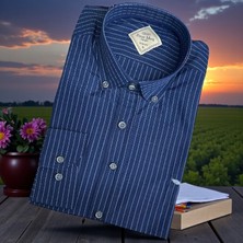 Eren Style Linen Pamuklu Keten Slim Fit 4 Mevsim Giyilebilen Tek Cepli Gömlek