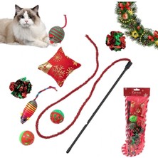 K-Yonlineticaret Yılbaşı Konseptli Kedi Oyuncak Seti