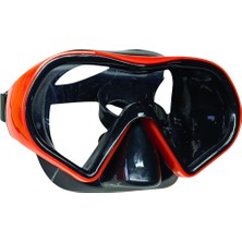 E-Woman Star Diving Dalış Maskesi Yetişkin - 51702-KIRMIZI (Lisinya)