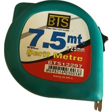 Şerit Metre, 7.5 M x 125 Mm, Stoplu, Bts 12297