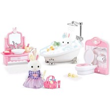 İSMİYLEAL Ismiyl By Dreamy Mini Tavşan Büyük Banyo Oyun Seti-Mga 255669