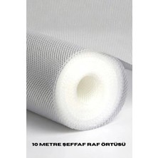 K-Yonlineticaret 10 Metre Şeffaf Silikonlu Kaymaz Çekmece Içi Düzenleyici