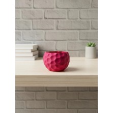 K-Yonlineticaret Mini Mor Dekoratif Saksı 5 cm Modern Masaüstü Bitki Saksısı