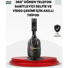 K-Yonlineticaret Sosyal Medya Içerikleri Için Otomatik Yüz Takipli 360° Döner Gimbal Stand