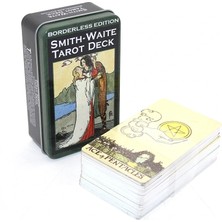 K-Yonlineticaret Metal Kutulu Tarot Kartı Smith-Waite