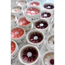 A V Concept 25’li Pinterest Çiçek Mum Hediyelik – Isim Tarihli Nişan Nikah Bebek Doğum Günü