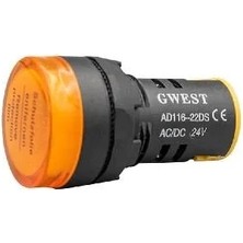 GWEST 24V GÖZ LAMBASI SARI LEDLİ (29.5 MM)