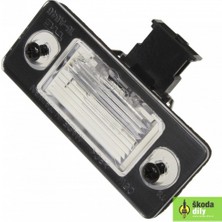 Tyc Skoda Fabia Plaka Lambası 200-2008 (Oem No:  6Y0943021D)