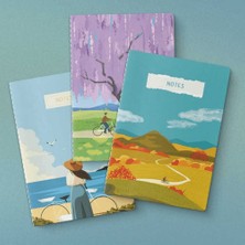 Yeşilay Yayınları Bisiklet Serisi 3'lü Defter Seti