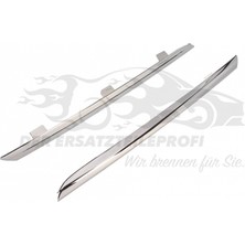 TŞT Renault Clio Ön Panjur Bandı Nikelaj Set Hatchback  2012 (Oem No:  960101654R)