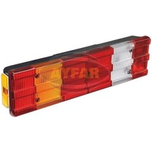AYFAR STOP LAMBASI 6-FONKSİYONLU KANALLI 52 CM PLAKALI (KABLOLU) SOL