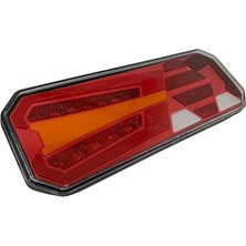 Demmon 12V-24V Stop Lambası Ledli (5 Fonksiyonlu) (350*130 Mm) Sol