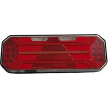 Demmon 12V-24V Stop Lambası Ledli (Kayar Sinyalli) (5 Fonksiyonlu) (350*130 Mm) Sol