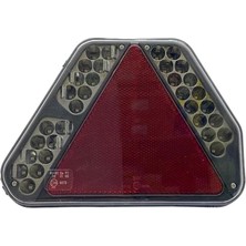 Çerkez 12V STOP LAMBASI ÜÇGENLİ (LEDLİ) (FREN-PARK-SİNYAL-SİS) (200*145*40 MM) SOL E9