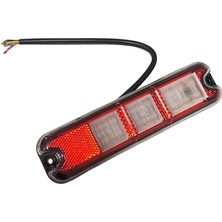 Ceray 12V-24V Stop Lambası (Ledli) (4 Fonksiyonlu) (190*50*30 Mm)