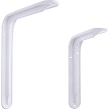 Raf Altı Demir, 5x6 Cm, Beyaz, 1 Adet