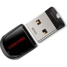 K-Yonlineticaret USB 2.0 Kapaklı 64GB Mini Lite Flash Disk
