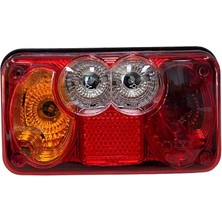 Ceray STOP LAMBASI PLAKALI (6-FONKSİYONLU) (192*107 MM) UNIVERSAL TİP KARAVAN SOL
