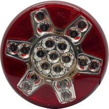 Newlight 24V PARK-SİNYAL-STOP LAMBASI LEDLİ (YUVARLAK) GÜLERYÜZ COBRA-MITSUBISHI-OTOKAR-TEMSA (122 MM)