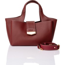 Markopal 3 Bölmeli Kadın Omuz Çantası - Çift Fermuarlı, Ayarlanabilir Askılı Günlük Kol Çantası