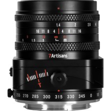 7ARTISANS Tilt-Shift 50MMF1.4 Sony (E Mount) Mf Lens