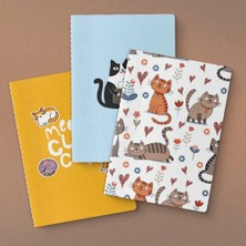 Yeşilay Yayınları Kedi Serisi 3'lü Defter Seti