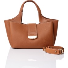 Markopal 3 Bölmeli Kadın Omuz Çantası - Çift Fermuarlı, Ayarlanabilir Askılı Günlük Kol Çantası