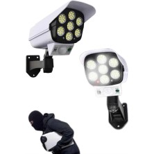 K-Yonlineticaret Solar Bahçe Aydınlatması Hareket Sensörlü Uzaktan Kumandalı Kamera Görünümlü