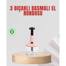 K-Yonlineticaret Manuel Mutfak Rondosu Keskin Bıçaklı Geniş Hazneli