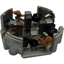 Schenna 12V MARŞ KÖMÜR YUVASI (ARKA KAPAK) MAKO TİPİ (ALÜMİNYUM) (4 KÖMÜRLÜ) DODGE-FIAT-FORD-MF