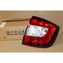 Tyc Skoda Rapid Arka Stop Koyu Kırmızı Sedan Sağ 2011- (Oem No:  5JH945112A)