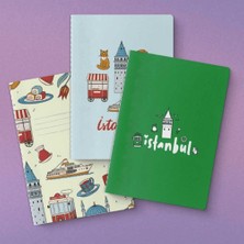 Yeşilay Yayınları Istanbul Serisi 3'lü Defter Seti